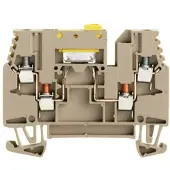 Weidmuller 1039900000 Testscheidingsserieklem Schroeven Donkerbeige 100 stuk(s)