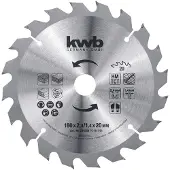 Kwb cirkelzaagblad HM TCT D160 x D20 20T