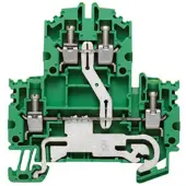 Weidmuller 1041920000 Aardingsklem Schroeven Groen-geel 100 stuk(s) Piece