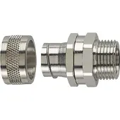 Hellermanntyton 166-31104 PCS20-SM-M20-NPB-ML Slangbevestiging Metaal M20 Recht 1 stuk(s)
