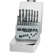 Kwb 421944 HSS Metaal-spiraalboorset 19-delig 1 mm, 1.5 mm, 2 mm, 2.5 mm, 3 mm, 3.5 mm, 4 mm, 4.5 mm, 5 mm, 5.5 mm, 6 mm, 6.5 mm, 7 mm, 8 mm, 8.5 mm, 9 mm, 9.5