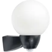 ESYLUX AL P Garda 130 sw EL10026126 Wandlamp met bewegingsmelder E27 Gloeilamp Zwart