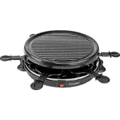 Melissa raclette / gourmetset | 6 personen | 800 W | Ø 29 cm | antiaanbaklaag