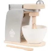 Mamabrum Imitatiespel Robot Bakker van Hout voor Kinderen - Kneedmachine met Garde, Kom &amp; een Spatel Kleine Koks 20 * 19 * 13,5 cm