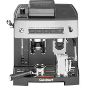 Cuisinart Grind & Brew EM640E Espressomachine met filterhouder Zwart, Zilver