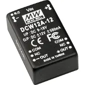 MEAN WELL DCW12B-15 DC/DC-converter 12 W Aantal uitgangen: 2 x Inhoud 1 stuk(s)