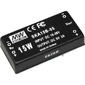 MEAN WELL SKA15A-12 DC/DC-converter 12 V 15 W Aantal uitgangen: 1 x Inhoud 1 stuk(s)
