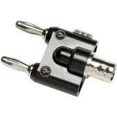Fluke BP880 Meetadapter BNC-bus - Bananenstekker 4 mm Stapelbaar Zwart