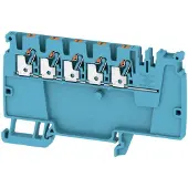Weidmuller 2522840000 Verdeler-serieklem Push-In-klem, Steekaansluiting Blauw 50 stuk(s)