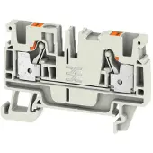 Weidmuller 2051330000 Doorgangsklem 6.1 mm Spanveer Lichtgrijs 100 stuk(s)