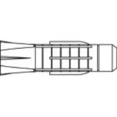 Toolcraft TO-5455089 Plug 51 mm 100 stuk(s)