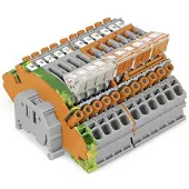 Wago 2007-8873 Klemblok 112 mm Push-In-klem Meerdere kleuren 1 stuk(s)