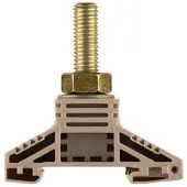 Weidmuller 1780870000 Doorgangsserieklem Boutaansluiting Donkerbeige 20 stuk(s)