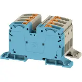 Weidmuller 2552190000 Doorgangsserieklem 64 mm Push-In-klem Beige, Blauw 1 stuk(s)