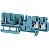 Weidmuller 2540100000 Doorgangsserieklem 6.1 mm Push-In-klem, Steekaansluiting Blauw 50 stuk(s)