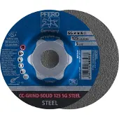 PFERD TOOLS 64185125 Cc-Grind-Solid Sg Steel Slijpschijf Diameter 125 mm 10 stuk(s)