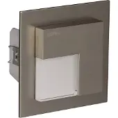 ZAMEL 07-221-22 Timo LED-wandinbouwlamp LED LED vast ingebouwd 0.42 W Staal