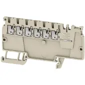 Weidmuller 2683440000 Potentiaalklem Push-In-klem, Steekaansluiting Donkerbeige 50 stuk(s)