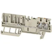 Weidmuller 2675740000 Doorgangsserieklem Push-In-klem, Steekaansluiting Donkerbeige 50 stuk(s)