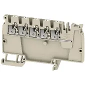 Weidmuller 2683460000 Potentiaalklem Push-In-klem, Steekaansluiting Donkerbeige 50 stuk(s)
