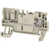 Weidmuller 2675680000 Doorgangsserieklem Push-In-klem, Steekaansluiting Donkerbeige 50 stuk(s)