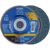 PFERD TOOLS 67668125 PFF 125 Z 80 PSF STEELOX Lamellenschijf Diameter 125 mm Boordiameter 22.23 mm Korrelgrootte (num) 80 RVS, Staal 10 stuk(s)