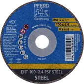 PFERD TOOLS EHT 100-2,4 PSF STEEL/16,0 61741116 Doorslijpschijf recht 100 mm 25 stuk(s) Staal