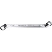 Stahlwille Dubbele ringsleutel | 27 x 30 mm 360 mm | diep gebogen | 1 stuk - 41042730 41042730