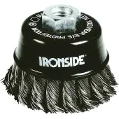 Ironside Komborstel staal Ø 100 mm, voor haakse slijper, gevlochten draad, met schroefdraadaansluiting M14, draaddikte 0,50 mm 243007 1 stuk(s)