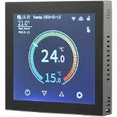 Sygonix SY-6052180 Draadloze kamerthermostaat Montagewijze: Inbouw (in muur) Weekprogramma 1 stuk(s)