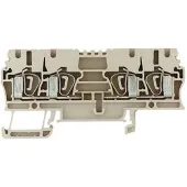 Weidmuller 1608600000 Doorgangsserieklem Spanveer Donkerbeige 100 stuk(s)
