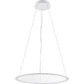 Deko-light Hanglamp PANEL, dimbaar, wit / opaal, Werkkamer / Kantoor, Aluminium, Modern