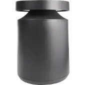 Deko-light Sokkellamp buiten Faro, dimbaar, alu / grijs / zink, Aluminium, Modern, LED buitenlamp