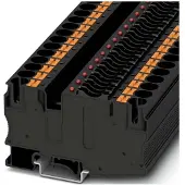 Phoenix Contact 1088500 Zekering-serieklem Push-In-klem Zwart 25 stuk(s) Piece