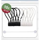 Quadrios 25CA577 25CA577 Magnetische kabelbinder Zwart, Wit 10 stuk(s)