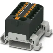Phoenix Contact 3273760 Verdeelblok Push-In-klem Zwart 8 stuk(s)