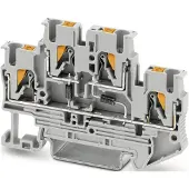 Phoenix Contact 3211447 Componentenserieklem Push-In-klem Grijs 50 stuk(s)