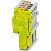 Phoenix Contact 3212550 Stekker Push-In-klem Grijs, Groen-geel 50 stuk(s) Piece