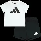 Adidas Trainingspak 'ESSENTIALS T-SHIRT' zwart / wit