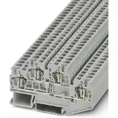 Phoenix CONTACT Dubbele veercontactklem STTB 4, grijs, 50 stuks (3031429)