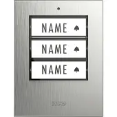 M-E Modern-Electronics 41413 Zender voor Draadloze deurbel Verlicht, Met naambord