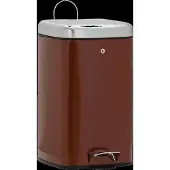 House Doctor Sort Afvalemmer 20 L Terracotta - Afvalbakken en pedaalemmers Staal Brown - 900001024