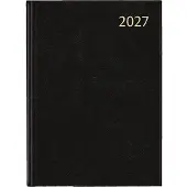 Aurora Concerto Florence groepspraktijkagenda met kwartierindeling 2027 zwart (1 dag per 2 pagina's) 6-talig