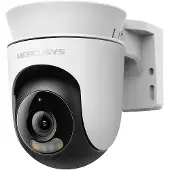 Mercusys MC510, IP-beveiligingscamera, geschikt voor binnen- en buitengebruik, met bekabelde en draadloze opties, voor montage aan het plafond, wit, domecamera
