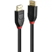 Lindy DisplayPort Aansluitkabel DisplayPort-stekker, DisplayPort-stekker 10.00 m Zwart 41169 Vergulde steekcontacten DisplayPort-kabel