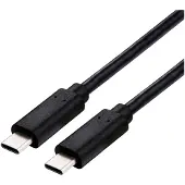 Roline USB4 Gen3x2 Kabel, C-C, M/M, 40Gbit/s, 100W , zwart, 0,5 m