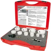 RUKO 126304 126304 Gatenzaagset 12-delig 22 mm, 25 mm, 32 mm, 35 mm, 41 mm, 44 mm, 51 mm, 54 mm, 60 mm, 68 mm 1 stuk(s)