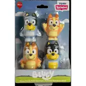 Toomies Bluey badspeelgoed squirter 4-pack multicolor voor kinderen.