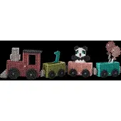 Hama Midi Perlenset - Art - 3D - 6000 st. - Geburtstagszug - - One Size - Perlen