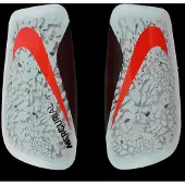 Nike Mercurial Lite Scheenbeschermers Zilver Bordeauxrood Oranje Beige
